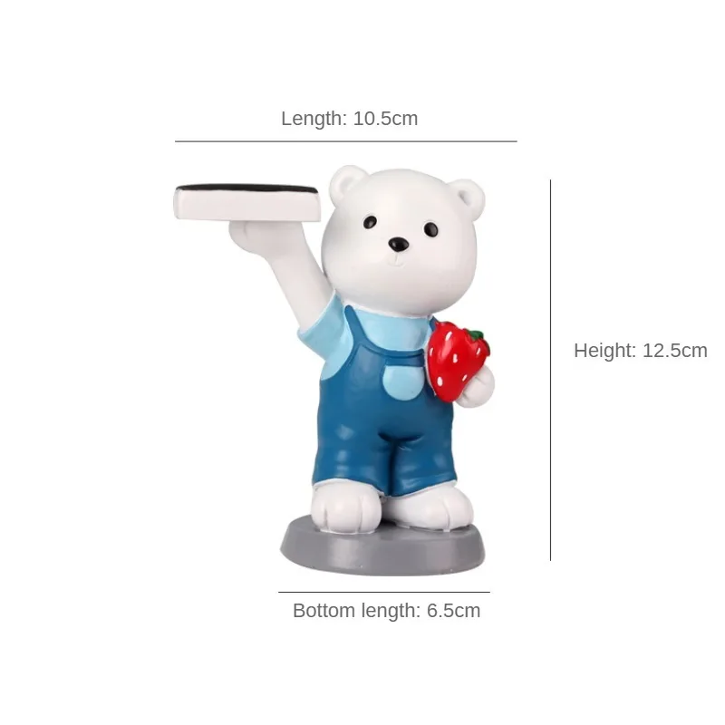 Resin Creative Watch Holder Personalized Bear Wrist Watch Holder Storage Case Organizer Display Apple Watches Accessories Cute
