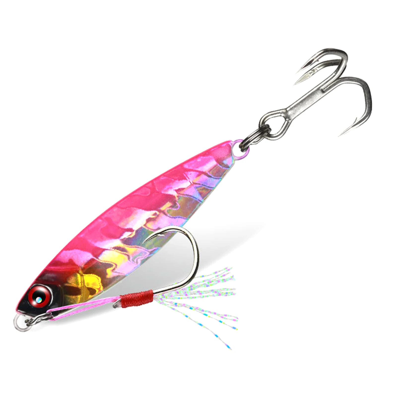 

Lure Lead Fish Metal Jig Fishing Lure Paillette Hard Bait LaserBody Length 6.5CM Fishing Lures Fishing Tool Accessories