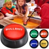 Funny Talking Button No Sorry Yes Sound Party Button Bullshit Maybe Toys Home Office Party Gag Funny Toy For new Vocal toys 2