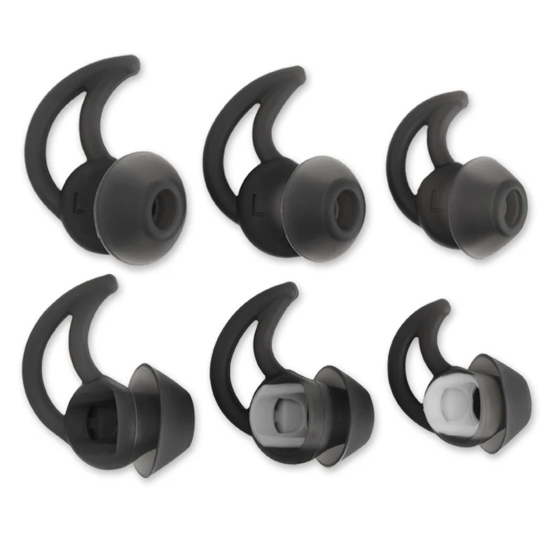 6Pcs Auricolari In Silicone Per Bose Qc30 Soundsport Wireless Qc20 Qc20I Ie2/Sie2I Auricolari Sportivi Auricolari Anti-Goccia Ear Wing Tips