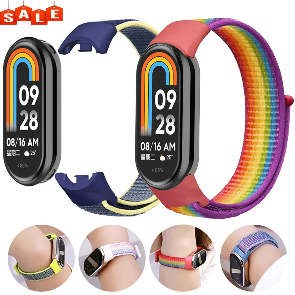 Breathable Nylon Strap Wristband for Smart Watches - Versatile and Stylish Accessory