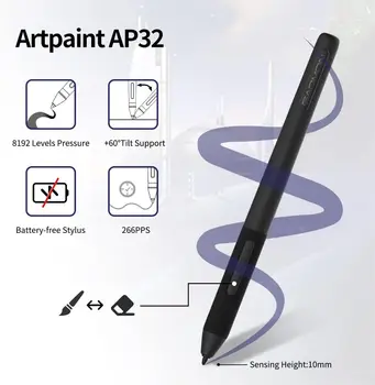 GAOMON PD2200-21.5 Inch Digital Tablet Anti-Glare Full Lamination Screen Display with 8 Touch Keys Support ±60° Tilt Function 6