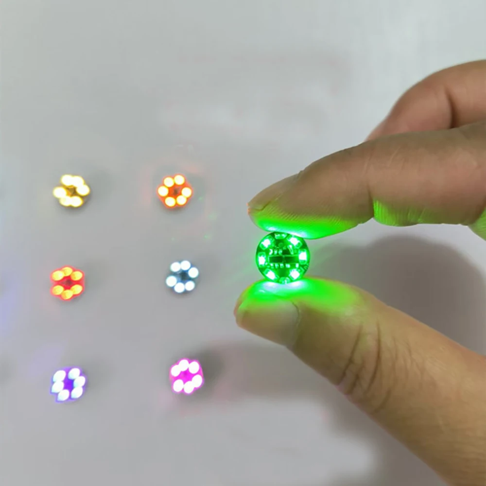 8Mode Drahtlose LED Magnetische Steuerlampe Magnet Induktion Blinkende Flow Lights + Button Batterie + Magnet DIY Spielzeug Modell Multi Farbe – Detail 1