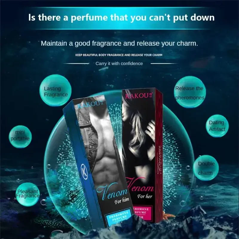 1/2pcs 10ml Perfume Pheromone Pheromone For Men And Women Long Acting Perfume Oil Body Essential Oil Elastic