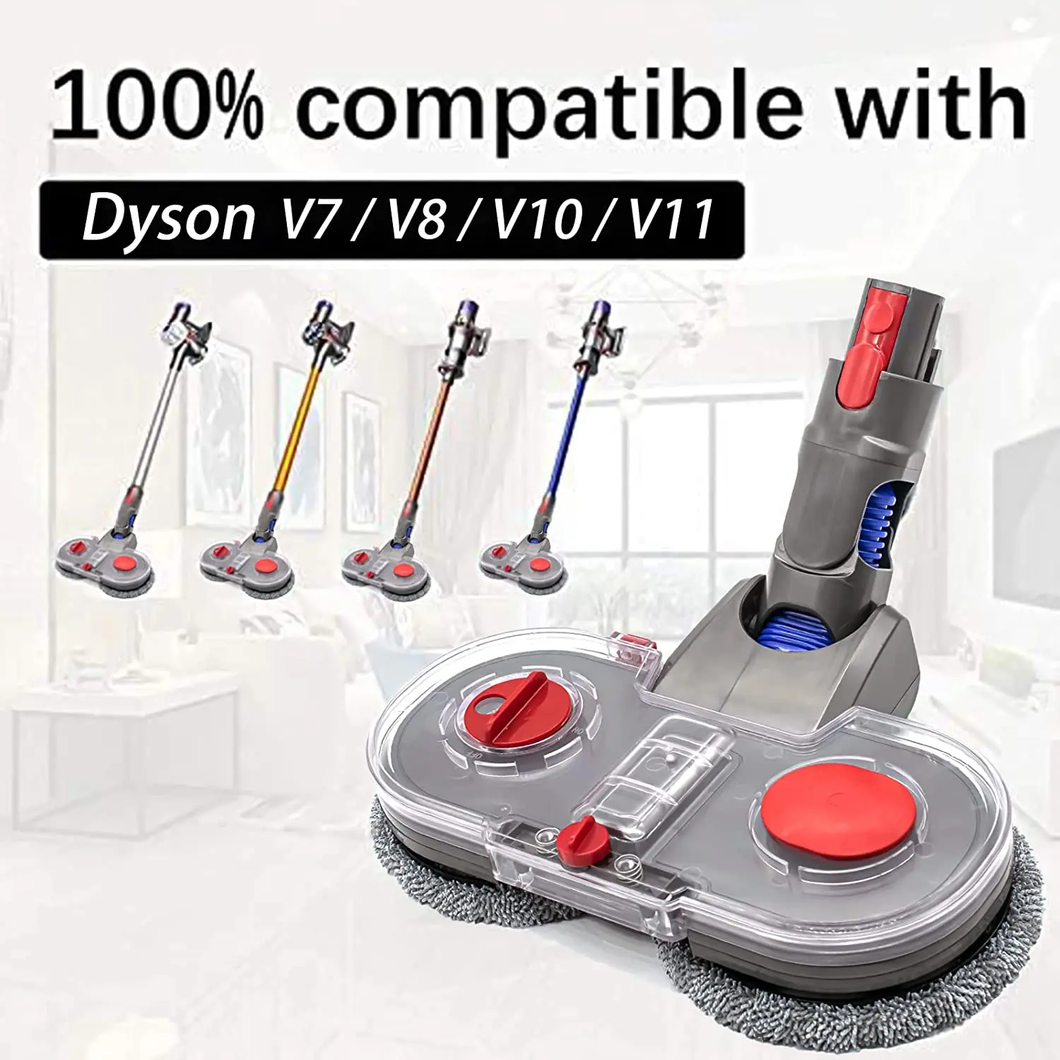 Tête De Brosse À Plancher Motorisée, Outil Pour Pièces D'aspirateur Dyson V8/v7/  V10/ V11 - Pièces D'aspirateur - AliExpress