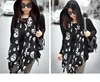 Summer Beach Long Shawl Fahion Skull Print Chiffon Silk Scarf Mulim Hijab For Man Women Soft Thin 50*150cm 1