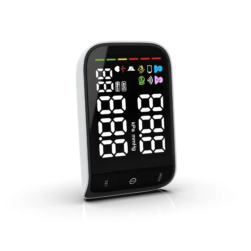 Voice Automatic Wrist Digital Blood Pressure Monitor Wrist BP Home LED Fully Automatic Voice Broadcasting In English