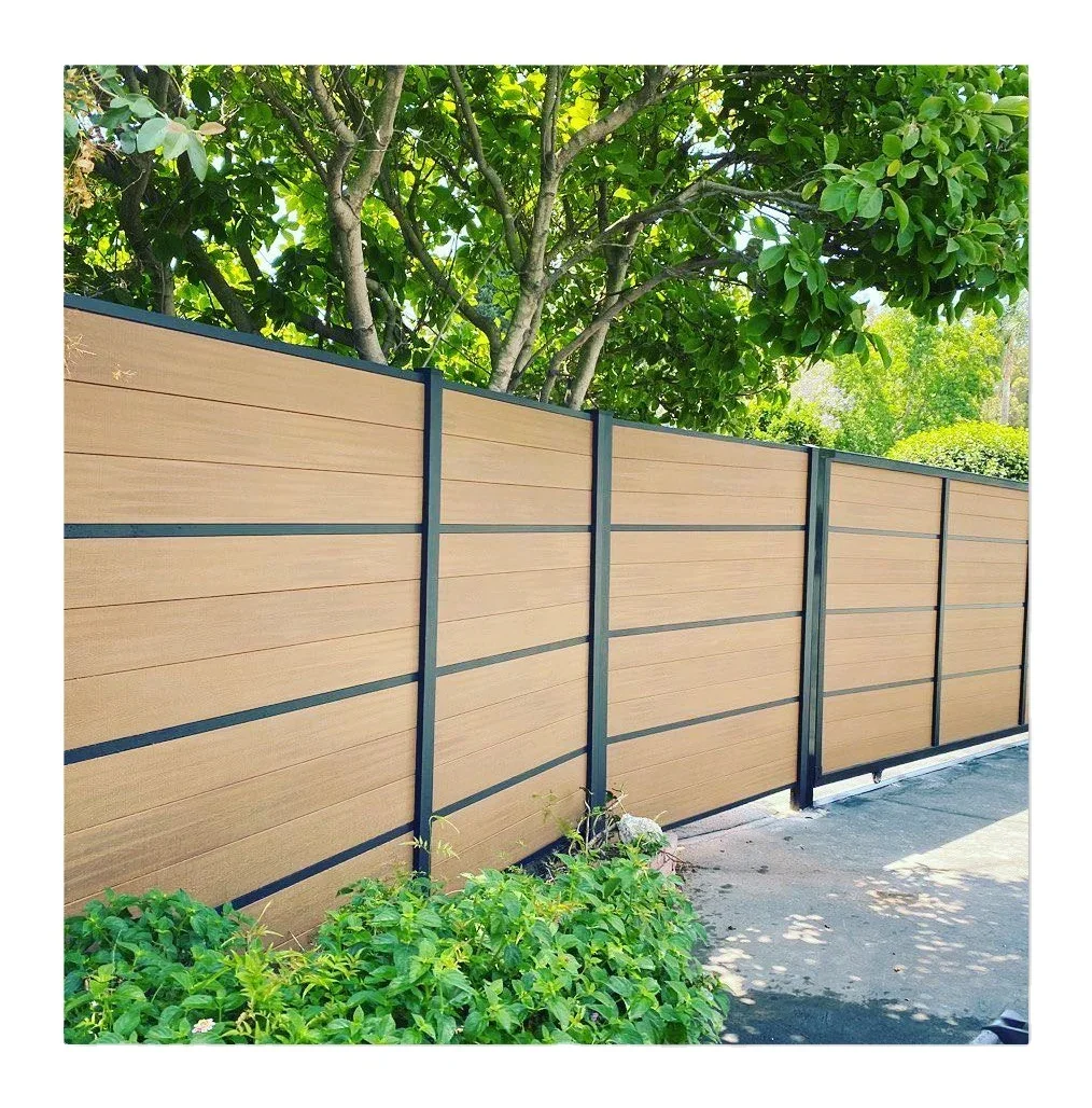 Diy Villa Modeling Wood-plastic Fence Board Terrace Fence Board Backyard Fence 2