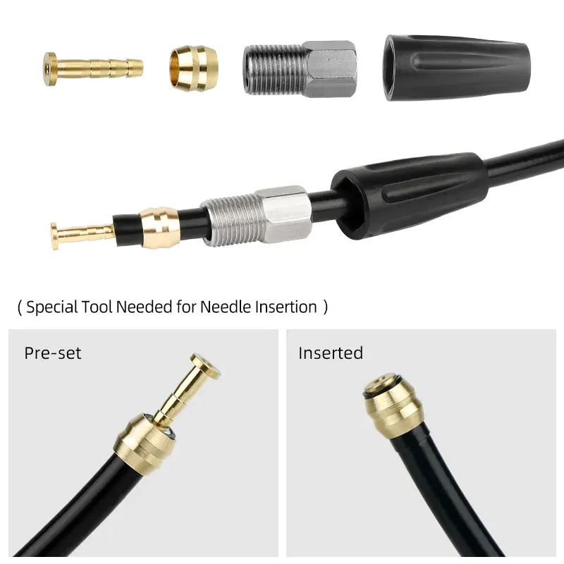 Bicycle Brake Copper Olive Insert Kit 5/10pcs For Shimano BH59/BH90 Sram Magura Tektro Hydraulic Disc Brake Hose