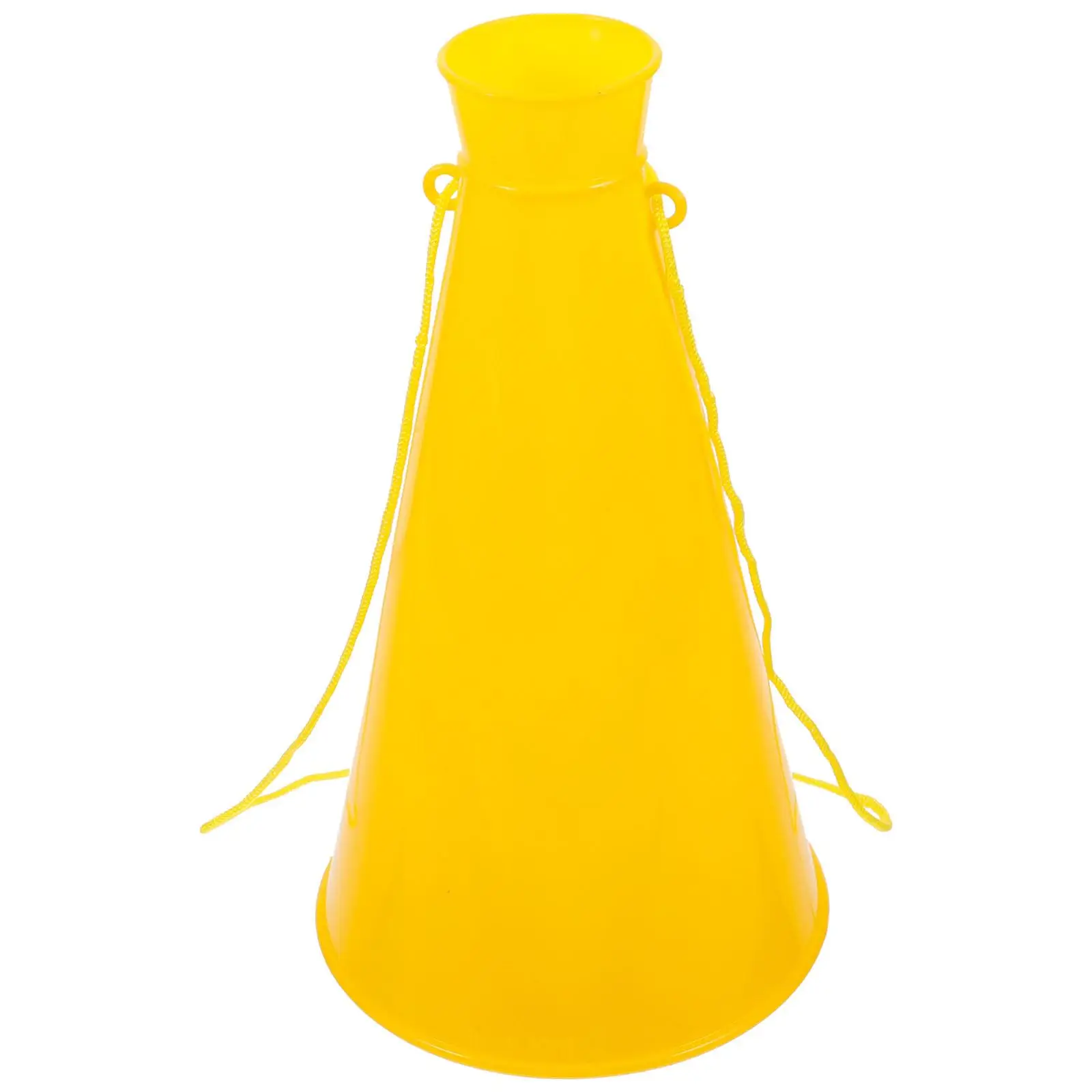 Yellow Plastic Cheer Megaphone Horn Party Noise Maker Toy Loudspeaker Toddler Toys Versatile Ceremonies Concerts Outdoor