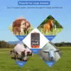 10KM Electronic Fence Energizer Charger for Preventing Wild Animals 12V Pulse Controller with LCD Display for Farm Sheep Cattle 2