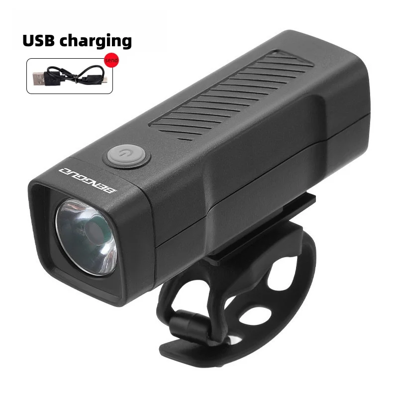 รูปสินค้า ไฟหน้าจักรยาน LED สว่าง 100LM ชาร์จ USB ได้