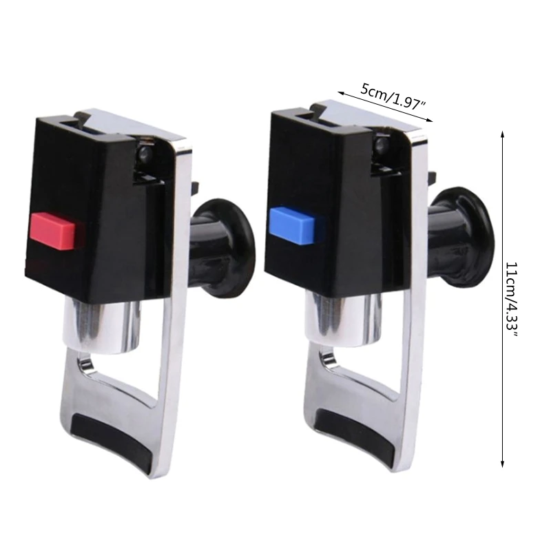 Set of 2 Push for Ro System Adaptor Hot Cold Water Easy to Use and Clean Gift for Home