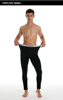 Men's Tight Sports Pants Slim Pants Autumn And Winter Thermal Pants, Plush Thickened High Stretch Quick Drying Compression Pants 4