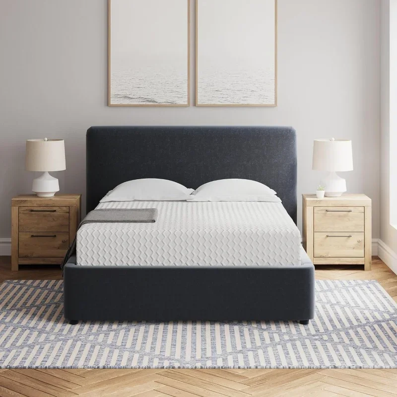 Signature Design by Ashley Queen Size Chime 12 Inch Medium Firm Memory Foam Mattress with Green Tea & Charcoal Gel