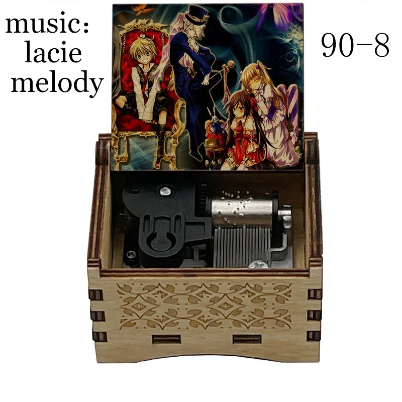 Wooden Lacie Melody Every Time You Kissed Me wind up Music Box girlfriend girls kid toy Christmas Birthday new year Gift music box carousel music box