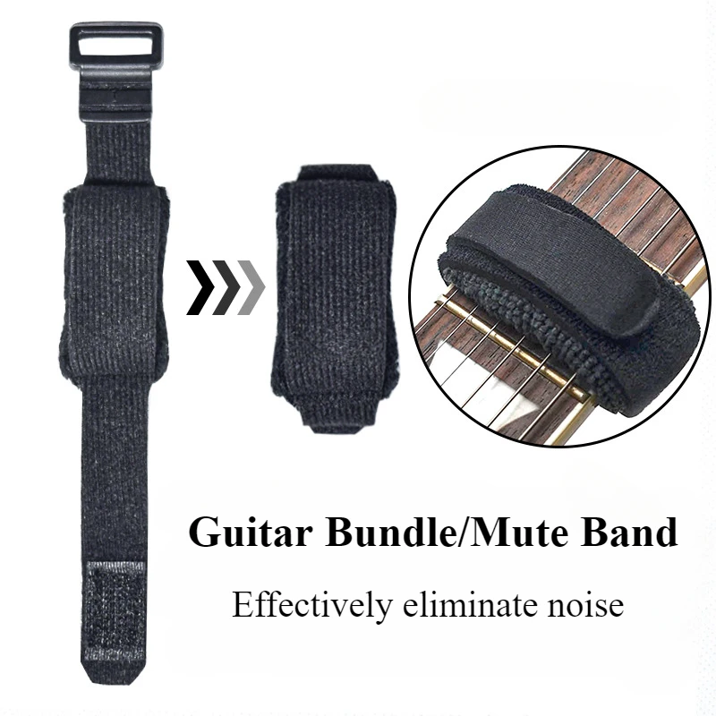 1PC Tone Maker Bands Muffler Bands Guitar Stringed Instruments Mute Noise Damper Mute Guitar guitar fret mute