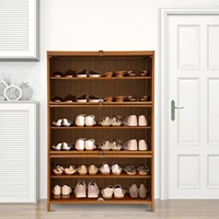 70/80cm Shoes Storage Organizer Free Standing Shoes Shelves Cabinet Shoe rack with Doors 6