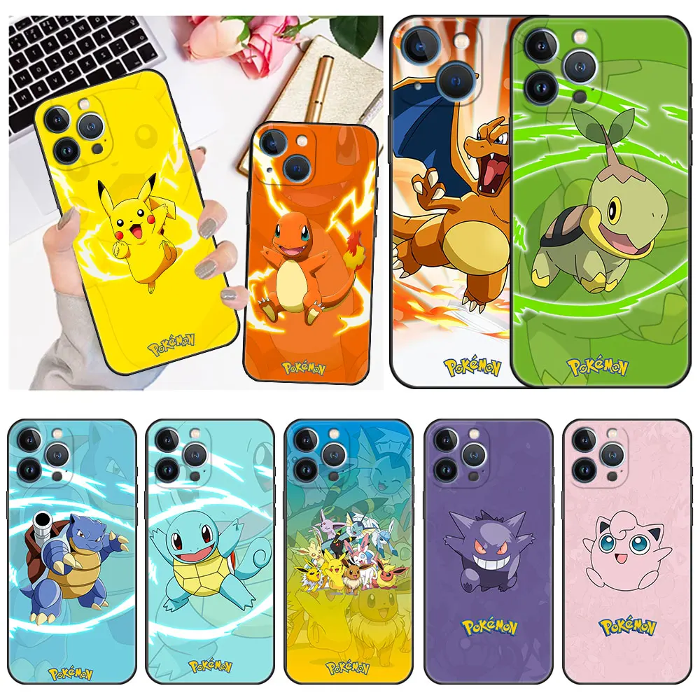 Iphone 14 Pro Pokemon Silicone Case Case Apple Iphone 14 11 13 12 Pro