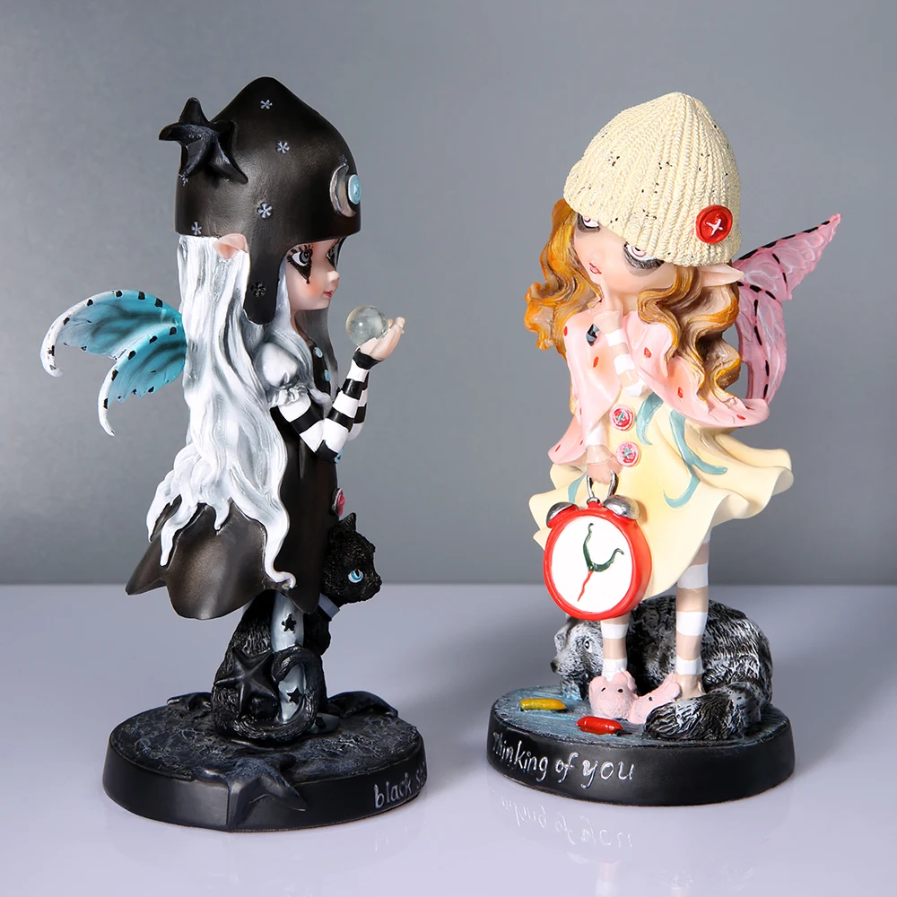 Set Da 54 Pezzi Di Accessori Per Giardino Delle Fate Gerrii - Casa Solare, Funghi, Animali, Recinzioni - Decorazioni In Resina Per Esterno E Interno