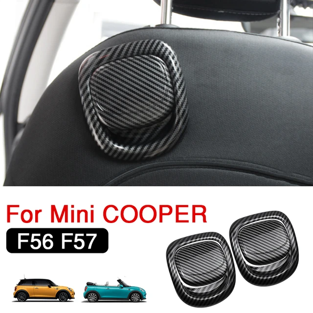 Carbon Faser Stil Auto Multimedia Control Knob Knopf Rahmen Abdeckung Trim  Fit für Mini Cooper F55 F56 F57 Fließheck 2014-2021 - AliExpress