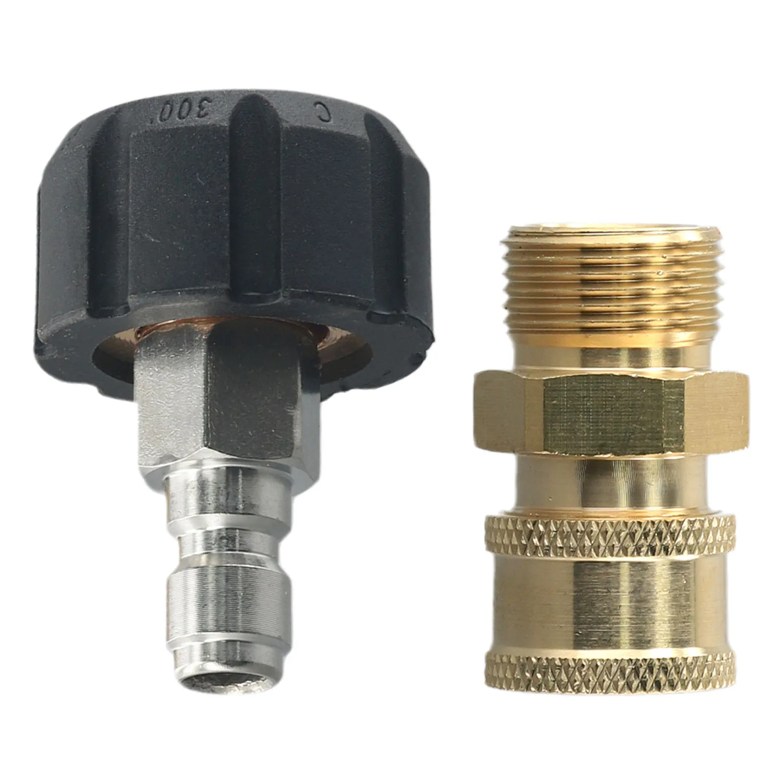 

Pressure Brass Washer Adapter Kit M22-14mm 1/4\" For Connecting Pressure Washer Hose Rods Quick High Quality Connect Accessory