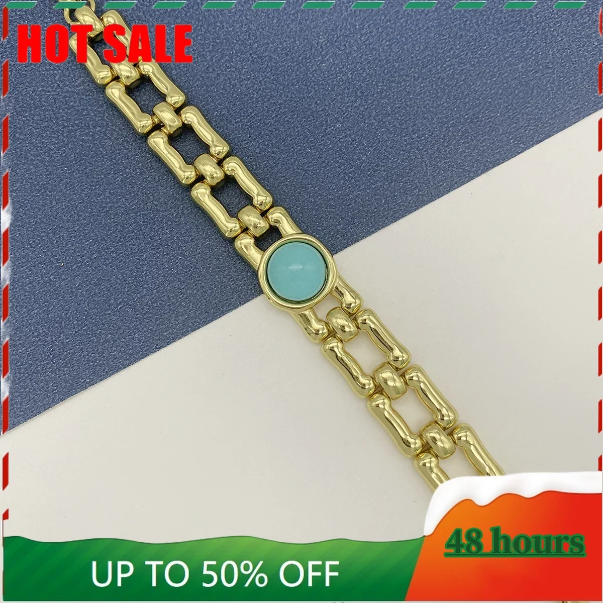 Фото Pulsera DE Perlas DE Color Dorado DE 14 квилаты, Brazalete DE Nicho DE тела, популярная joyeria, модный подарок, UNO DE 50, Nine №4
