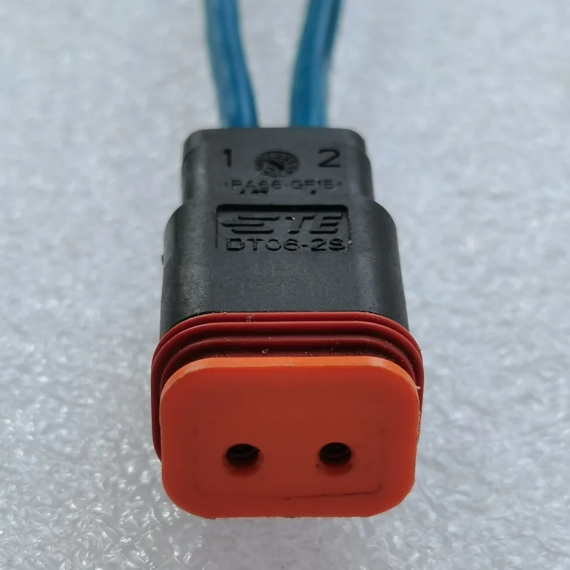 #Dechi Nozzle Pump Solenoid CoilAMPPlug Parts Imported Wiring Harness Waterproof Male and Female2PTerminalDT06-2S