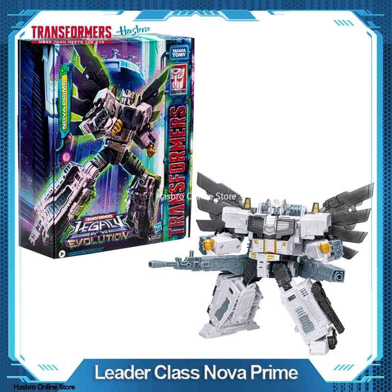 

Hasbro Transformers Legacy Evolution Leader Class Nova Prime 7-inch Action Figures for Boys and Girls Ages 8 and Up F6959