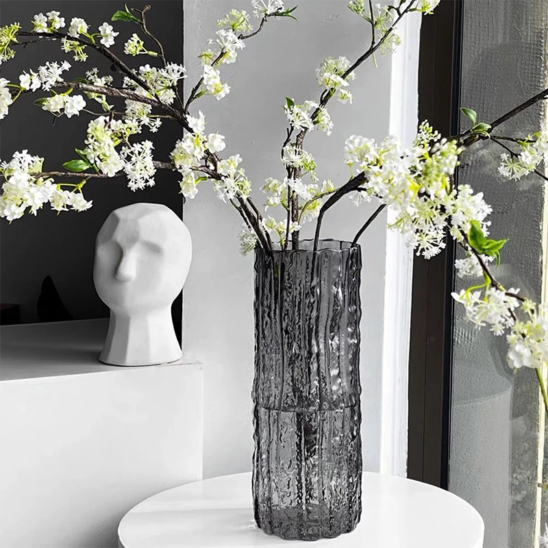 Vaso Di Vetro Con Cerniera, 6 O 8 Provette, Articolato, Per Fiori Recisi O Secchi, Decorazione Tavolo, Trasparente