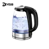 DEVISIB Electric Tea Kettle for Boiling Water Stainless Steel Filter 2L/2200W Hot Water Boiler Wide Opening Automatic Shut Off 1