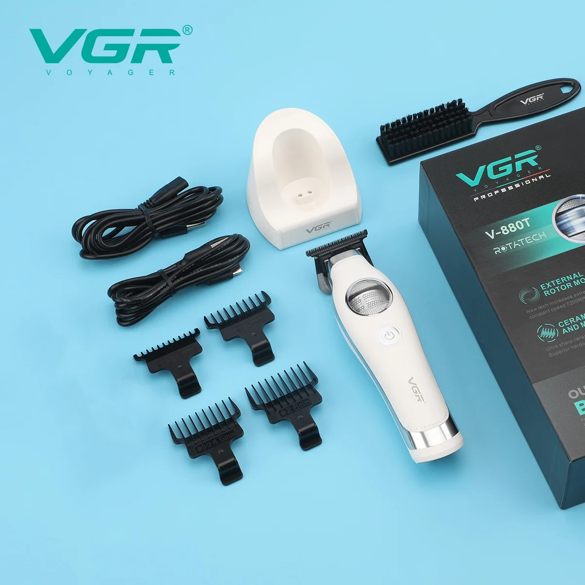 VGR ماكينة حلاقة الشعر رجال حلاقة شعر للرجال مكينه...