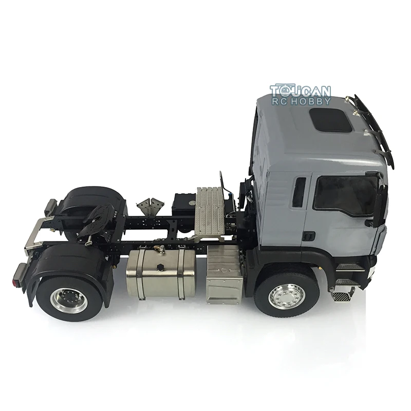 1/14 LESU Man Tgs 4X2 Metal Chassis RC Tractor Truck Painted Cab Radio Light for Remote Control Toy Tamiyay Trailer THZH0951 4