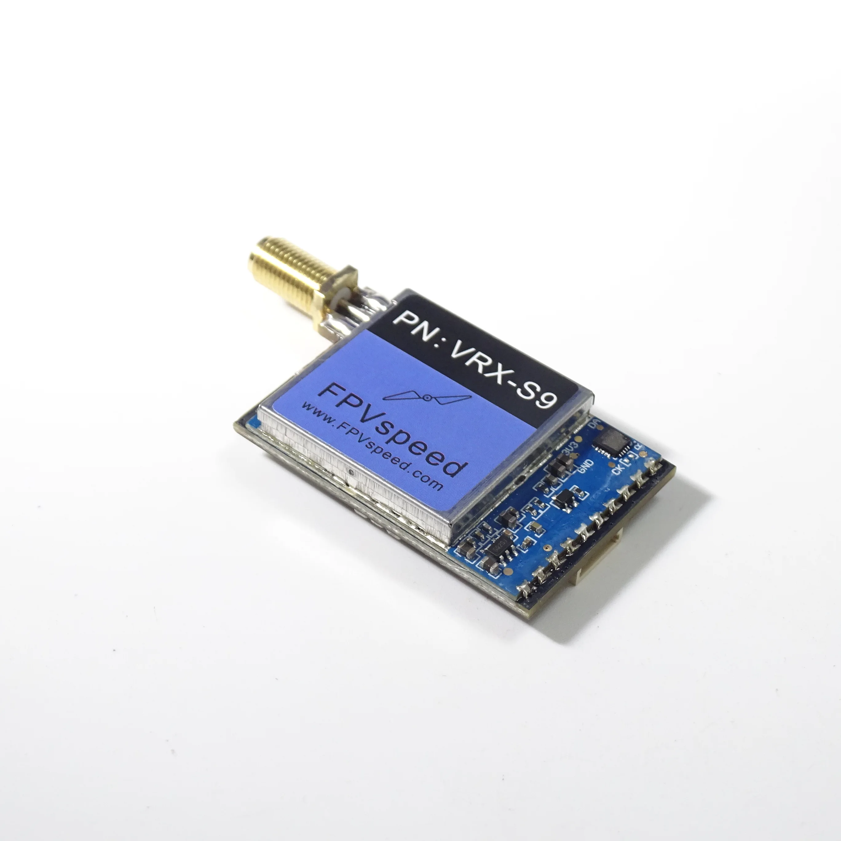 FPVspeed VRX-S9 Récepteur Vidéo FPV 1.2G-2.2GHz 64CH PAL/NTSC