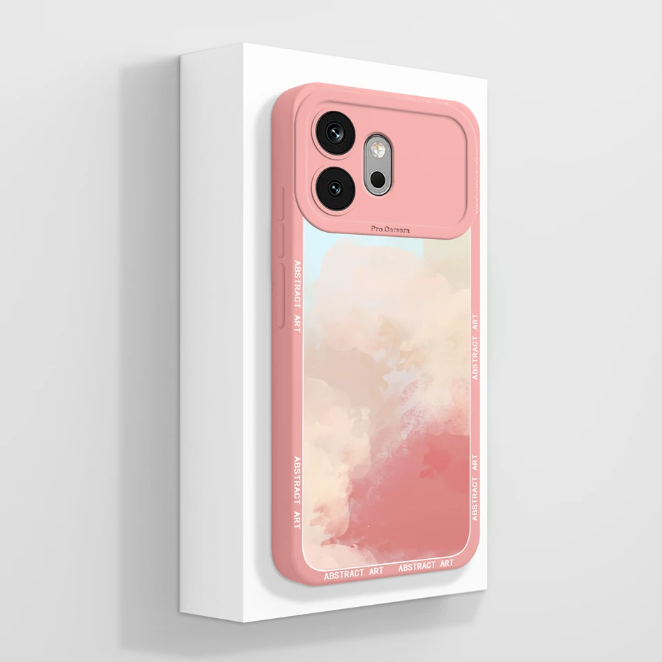 Candy Painted Soft Liquid Silicone Lightweight Phone Case with Lens Protection