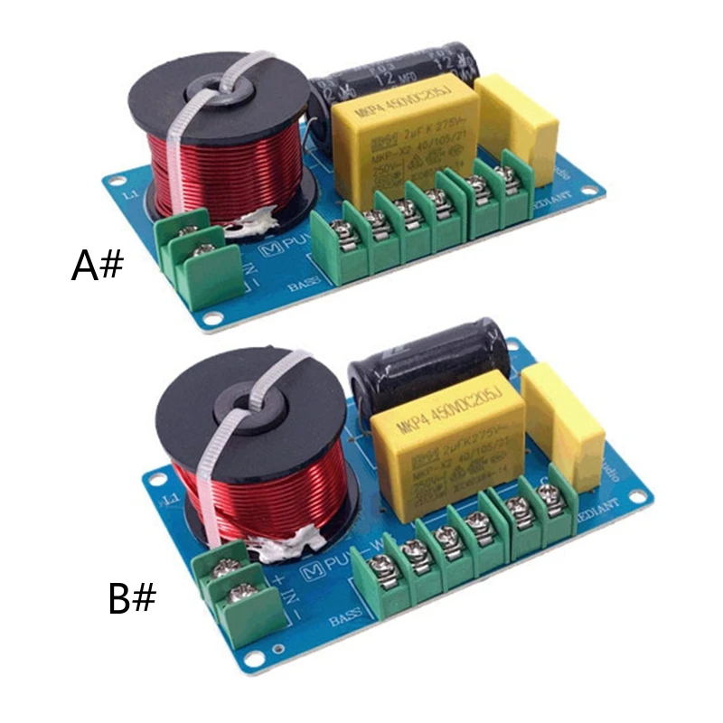 2PCS200W3WayAudioHifiFilterCircuitBoardStereoSpeaker