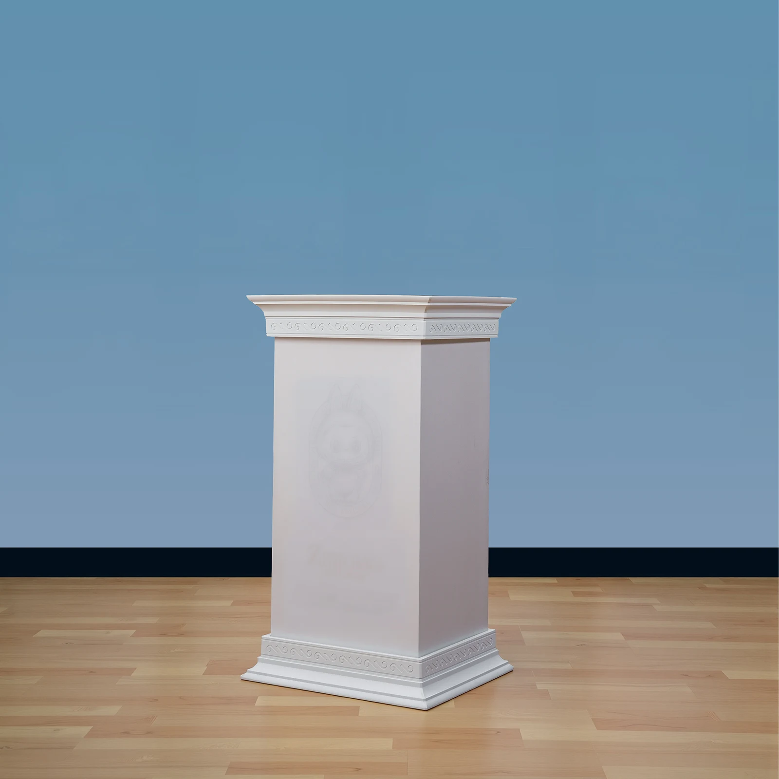 Eary Monster Display Case for Labubu Zimomo Angel Only Roman Column Base Art Display Box for Doll Toy Diy Box Easels Accessories