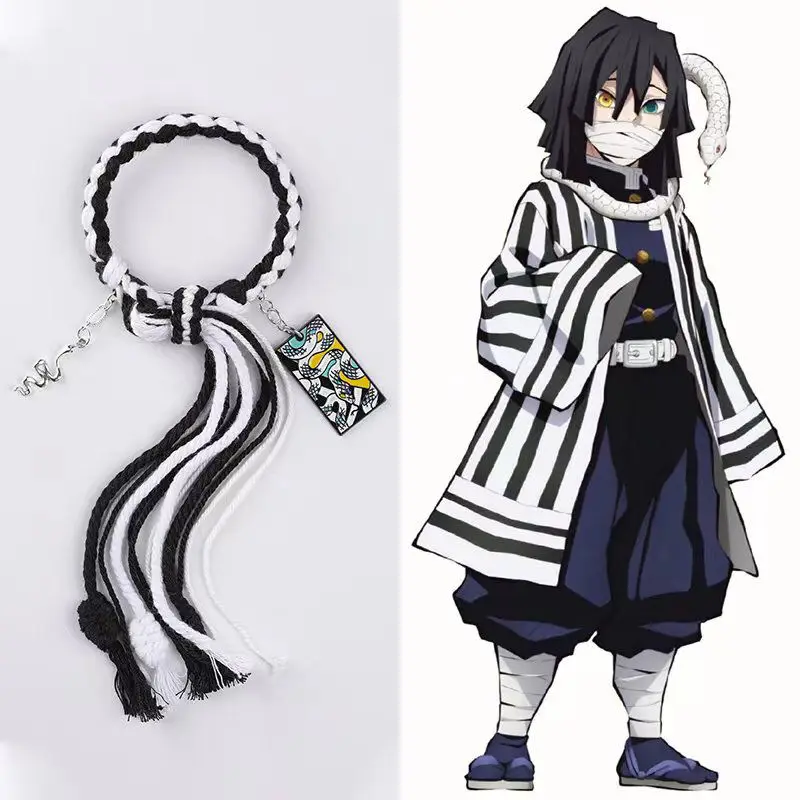 Demon Slayer Tokitou Muichirou Kamado Tanjiro Kochou Shinobu Nezuko Kanroji Mitsuri Hashibira Inosuke creative anime wrist strap