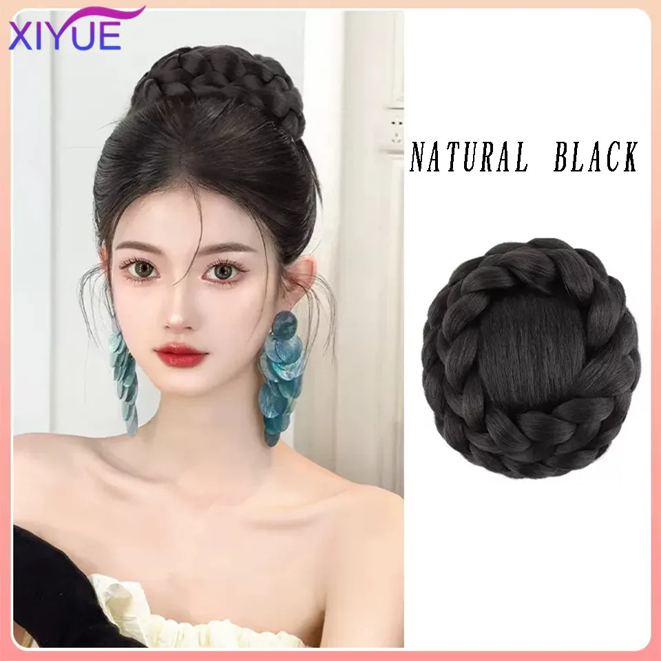 XIYUE 천금 공주 머리 가발, 클램핑 클립, 한푸 고대 중국 스타일, 헤어 팬, 헤어 매듭, 가발 가방