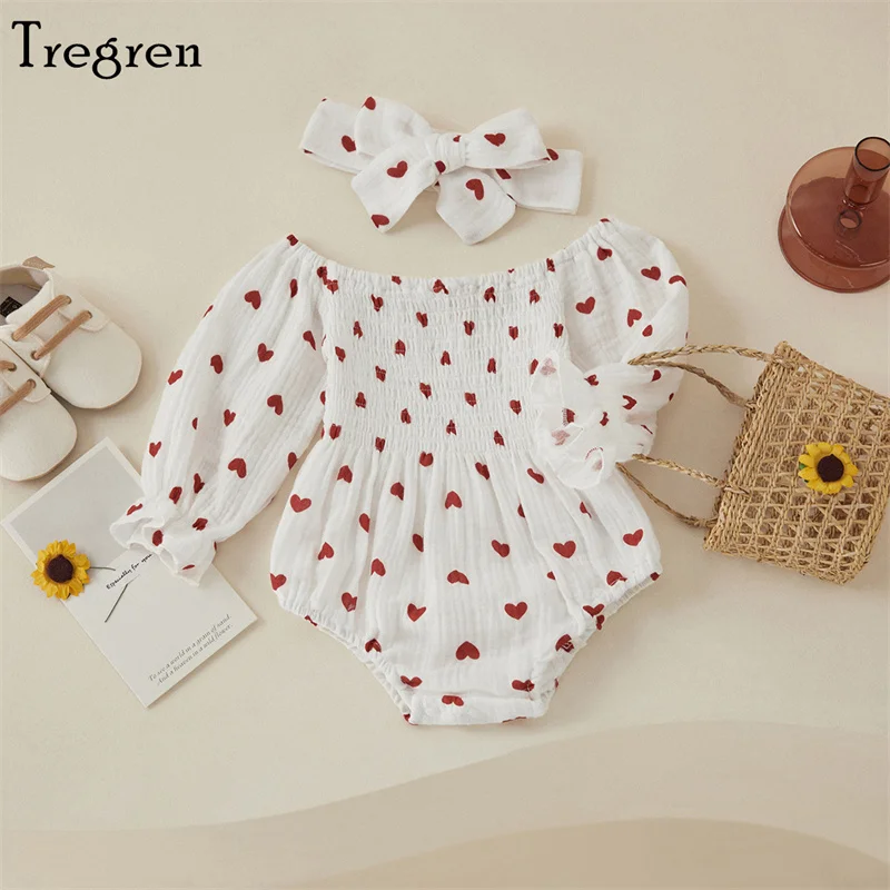 Baby Girl Holiday Print Romper 1