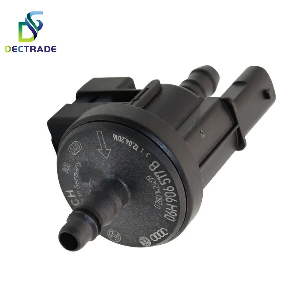 DECTRADE Fuel Vapor Vacuum Purge Valve Solenoid For Audi A3 A4 R8 TT VW Golf Jetta Passat CC Octavia 06H 906 517 B 06H 198 781 A