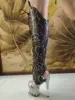 IDEAL MA new steel pole dance high-heeled sandals come with knee over boot sleeves and built-in knee sponge boot covers 4