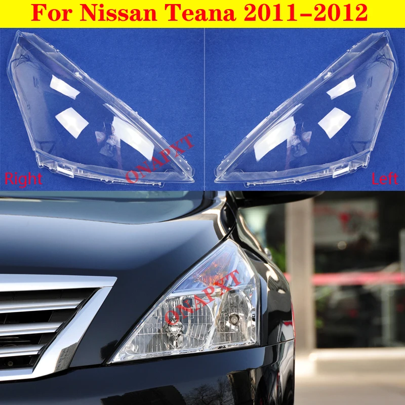 

Car Light Caps Transparent Lampshade Front Headlight Cover Glass Lens Shell Cover For Nissan Teana 2011-2012
