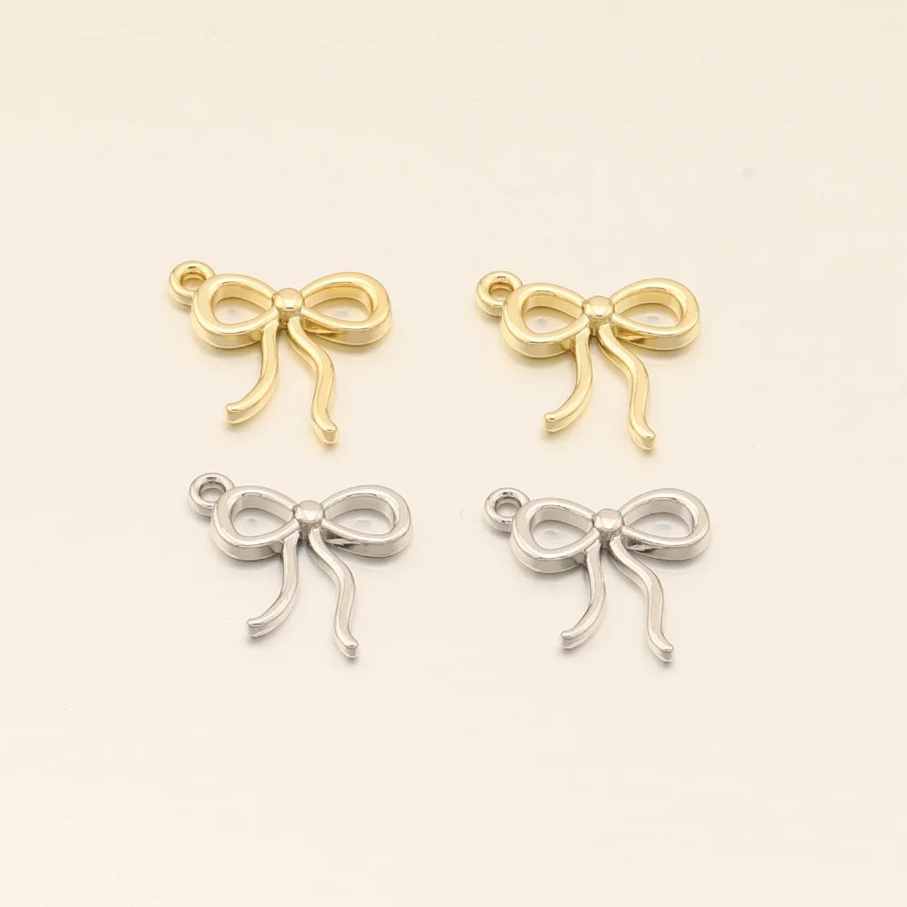 Cordial Design 100Pcs 15*16MM Jewelry Accessories/Zinc Alloy/Bow Shape/Hand Made/Jewelry Findings & Components/DIY Charms Making 3 Cordial Design 100Pcs 15*16MM Jewelry Accessories/Zinc Alloy/Bow Shape/Hand Made/Jewelry Findings & Components/DIY Charms Making - cordial
