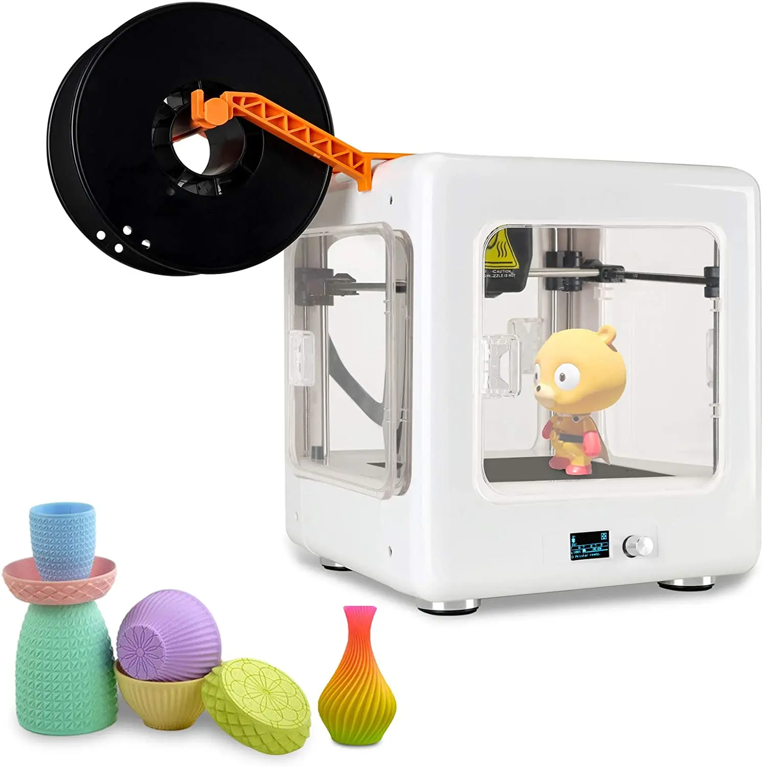 Easythreed MINNIE mini 3d printer with screen for Kids consumer gift personal easy to use personal portable 300gsm coated art paper business cards printing with personal design