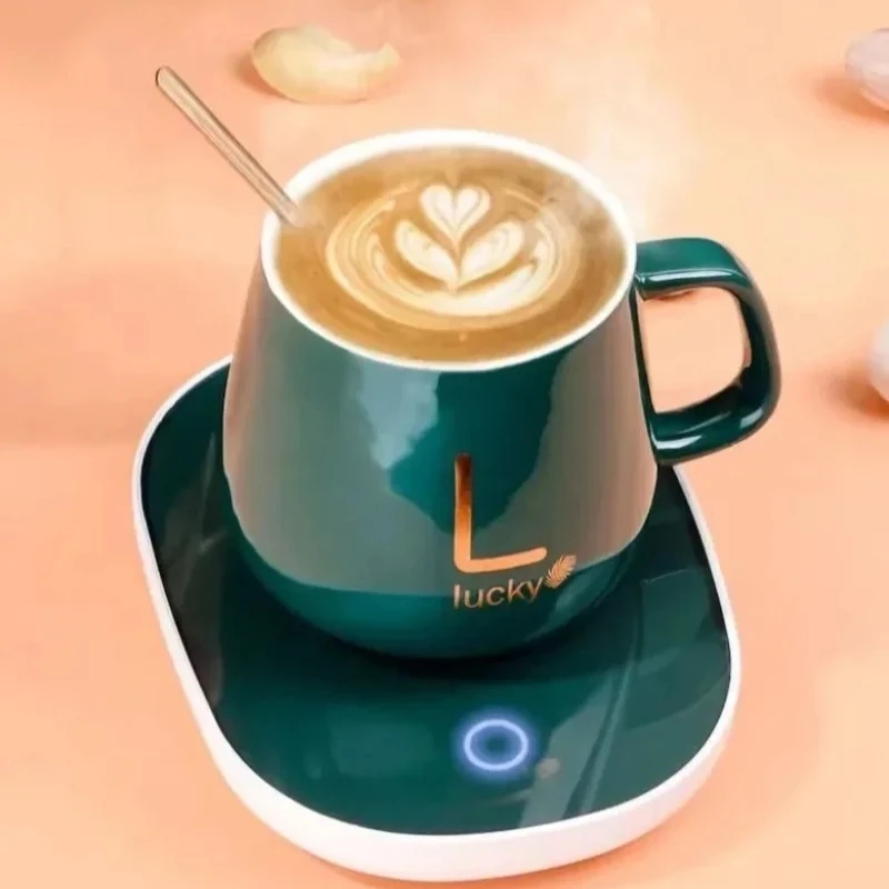 سخان الأكواب الأنيق - تسخين بدون لمس، 55 ° C درجة...