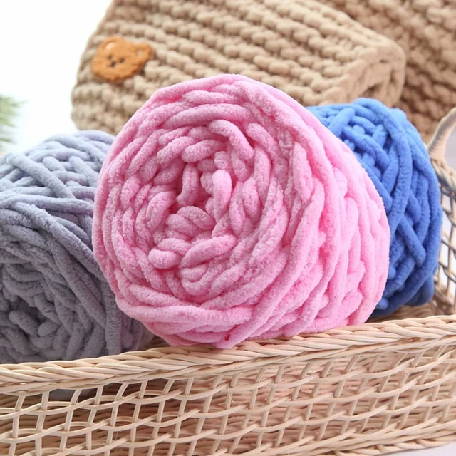 Yarn Cotton Knitting Crocheting Chunky Milk Accessories Crochet