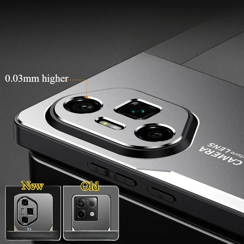 Premium Aluminum Alloy Matte Finish Shockproof Phone Case