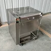 2025New Commercial 200 Capacity Vegetable Fruit Washing Peeling With Brusher Cleaning Potato Machine Stainless Steel 304 2
