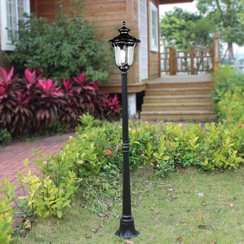 (≈ 1.8M) Outdoor Lawn Lamp European Waterproof Garden Lawn Lamp Outdoor Led Garden Villa Single Aisle High Pole Street Lamp